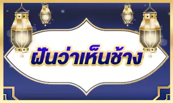 ฝันเห็นช้าง